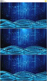 蓝色dna动态背景