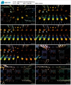 金属阵列变形灯光变幻VJ背景