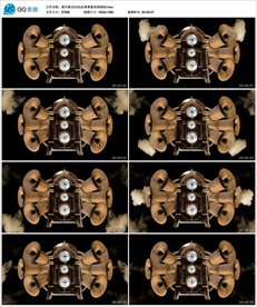 蒸汽朋克VJ动态背景素材高清