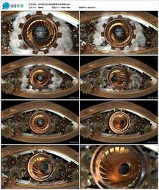 蒸汽朋克VJ动态背景素材高清