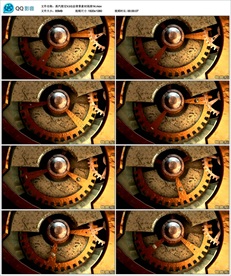 蒸汽朋克VJ动态背景素材高清