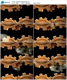 蒸汽朋克VJ动态背景素材高清