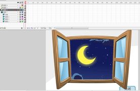 开窗见月2帧动画点击播放影片剪