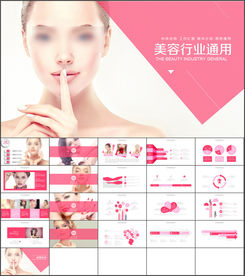 美容护肤 化妆品工作计划ppt