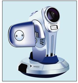 防真数码相机矢量图AI