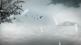 水墨飞鸟视频背景素材