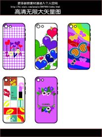 流行元素手机壳图案