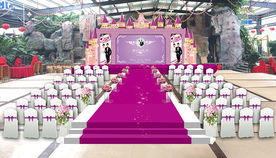 城堡婚礼舞台效果图