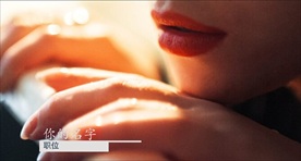 简单干净字幕条展示