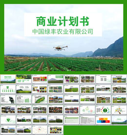 农业商业计划书 ppt 模板