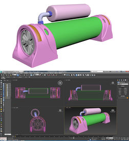 超滤管道机模型