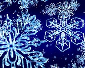 3D雪花视频素材