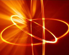 红色炫彩线条几何视频素材