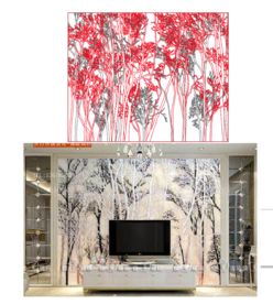 抽象树枝黑白树枝