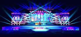 舞台设计效果图音乐节舞台效图