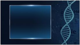 电子生物医疗DNA动态背景
