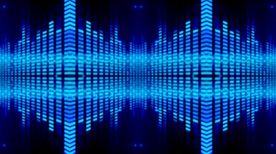 蓝色 频谱 粒子