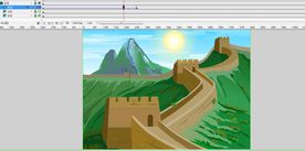 关于长城的flash动画10秒