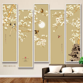 新中式花鸟画 手绘