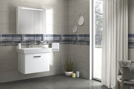 瓷砖效果图  洗手间 仿古砖