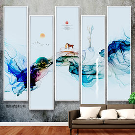 新中式 写意抽象画