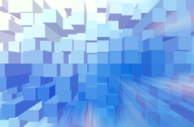 蓝色创意抽象背景素材