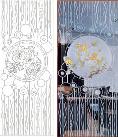 圆圈 牡丹 珠子