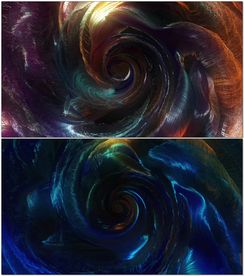 4K光纤能量旋窝VJ循环视频