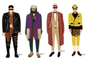 西游记唐僧师徒卡通人物设计