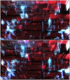 三维空间网格VJ循环视频