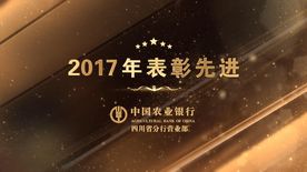 企业表彰颁奖开场片头