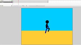 flash火柴人原地走6秒