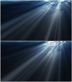 水面下光线