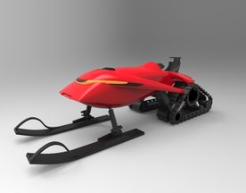 滑雪车外观设计