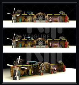 集装箱圣诞包装