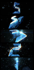 震撼5秒倒计时特效视频素材