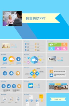 教育总结课件PPT