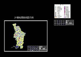 渝水区10KV电力线路分布图