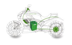 电动摩托车结构图