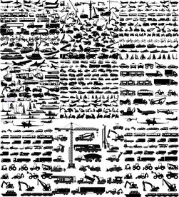 运输工具汽车飞机轮船火车自行车