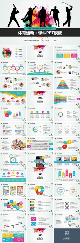 体育课件PPT模板