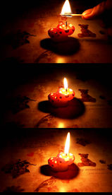 爱的瞬间高清点蜡烛视频素材