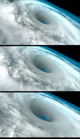 高清航拍暴风眼视频素材