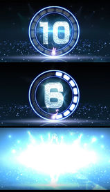 动感传统元素10秒倒计时视频素