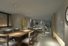 现代风格餐厅厨房