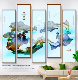 写意画 中式唯美 自然 装饰画