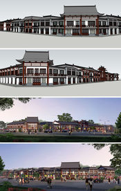 古建商业街建筑