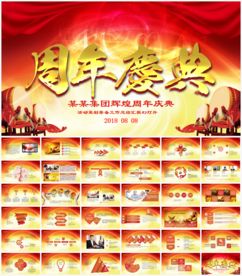 周年庆典开业庆典PPT