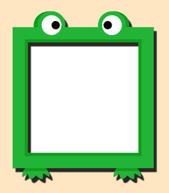 创意可爱卡通青蛙超大相框