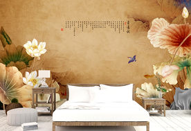 新中式 荷花图 荷韵